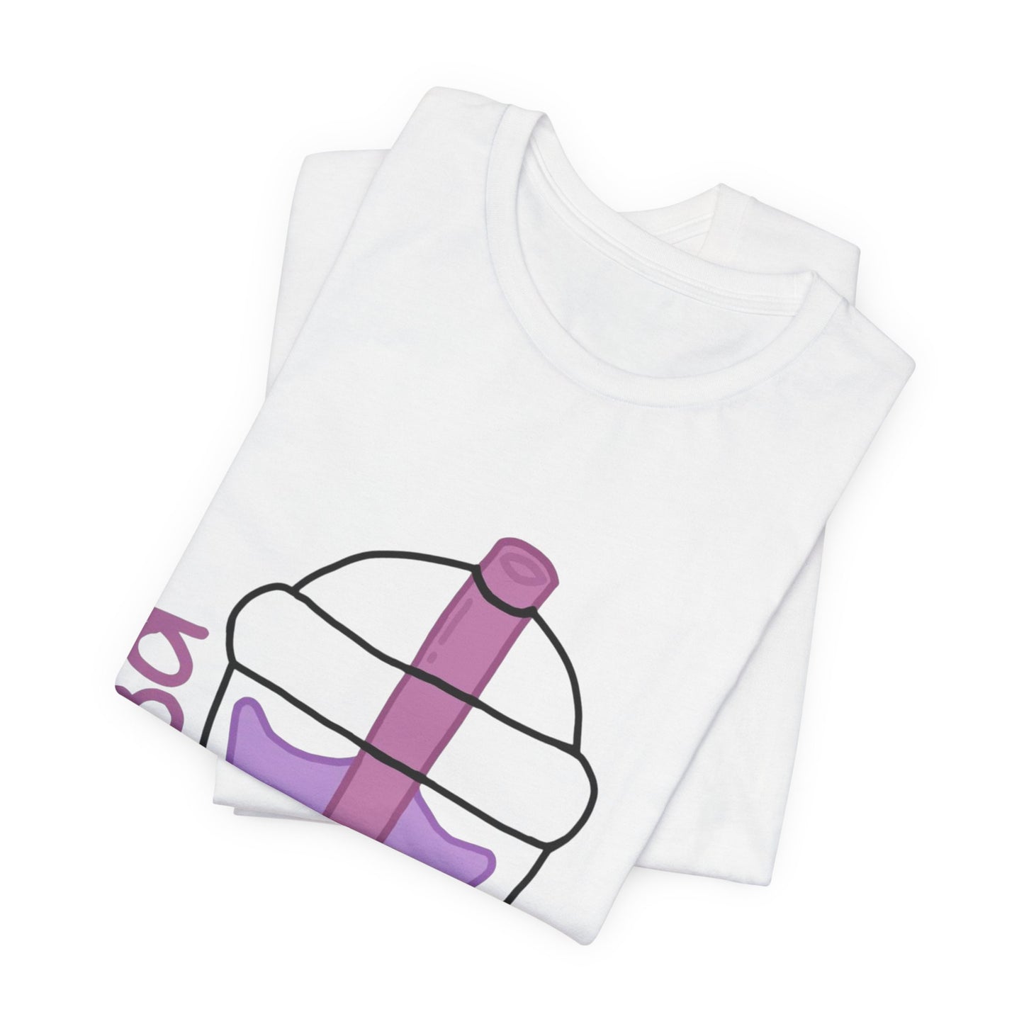Boba Tea Unisex Short Sleeve Tee - Fun Bubble Tea Graphic T-Shirt