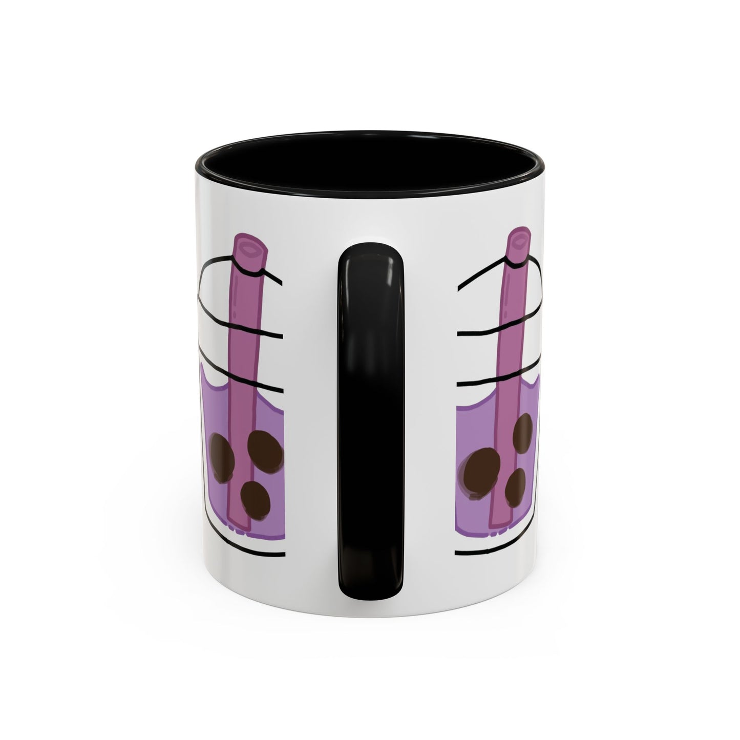 Cute Boba Tea Accent Coffee Mug - 11 & 15oz