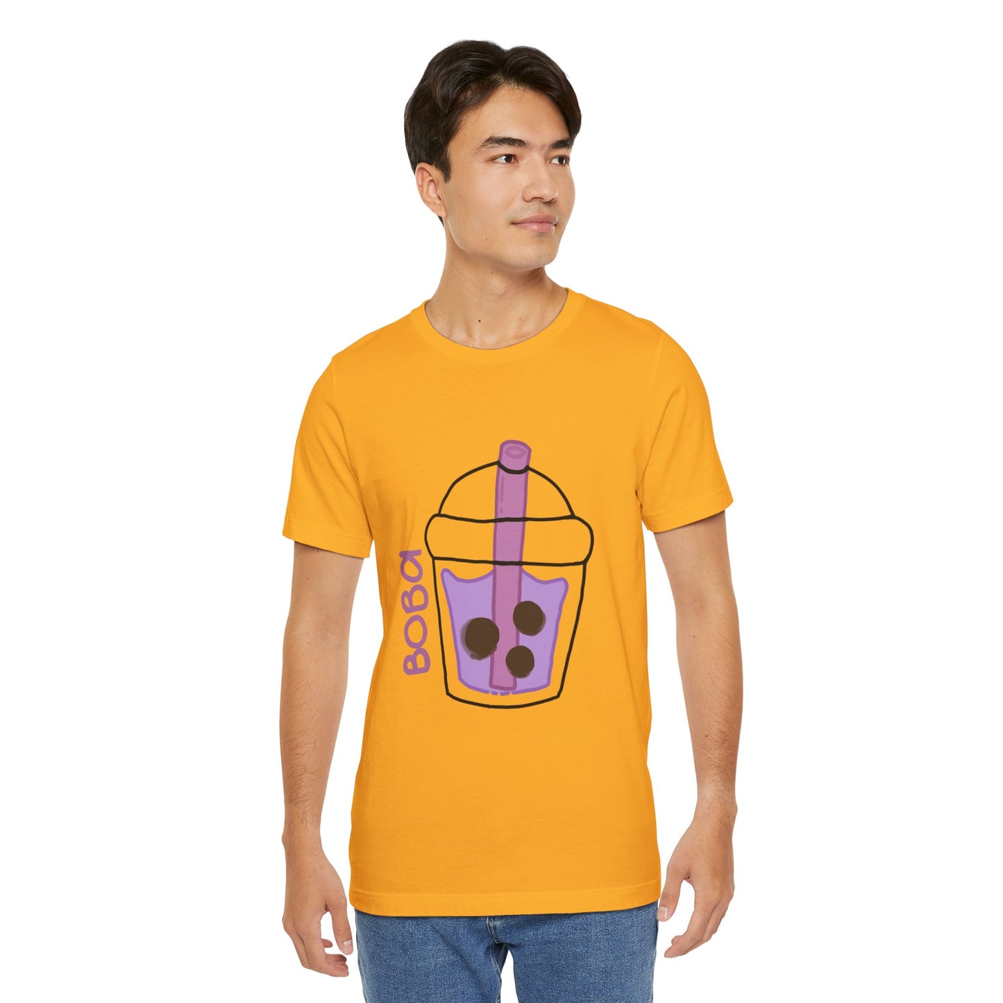 Boba Tea Unisex Short Sleeve Tee - Fun Bubble Tea Graphic T-Shirt