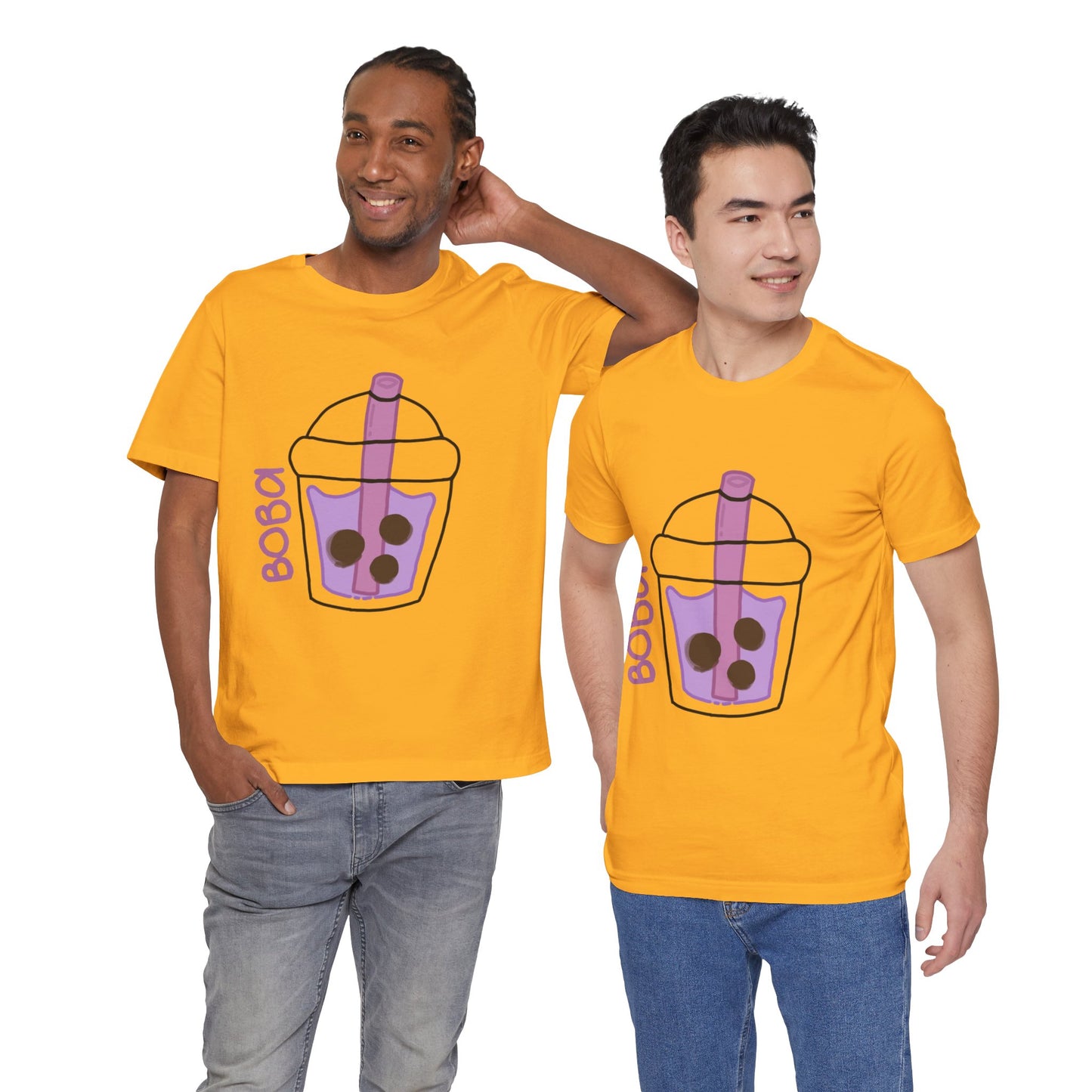Boba Tea Unisex Short Sleeve Tee - Fun Bubble Tea Graphic T-Shirt