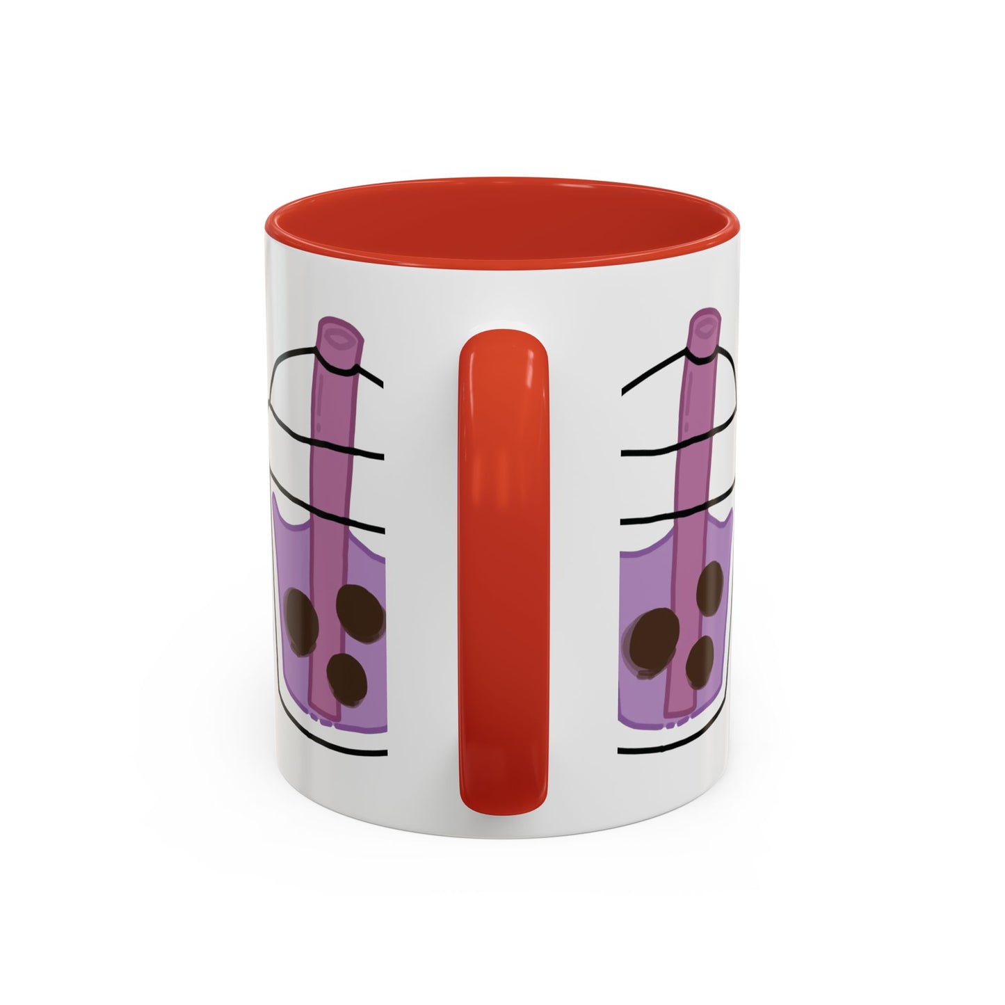 Cute Boba Tea Accent Coffee Mug - 11 & 15oz