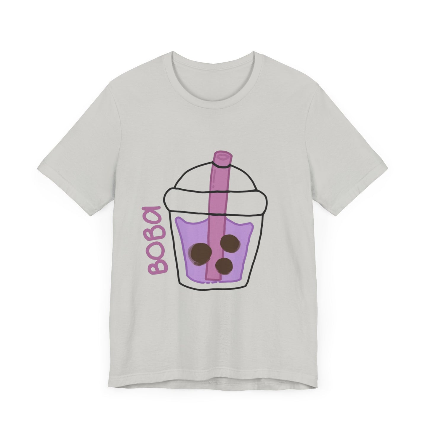 Boba Tea Unisex Short Sleeve Tee - Fun Bubble Tea Graphic T-Shirt