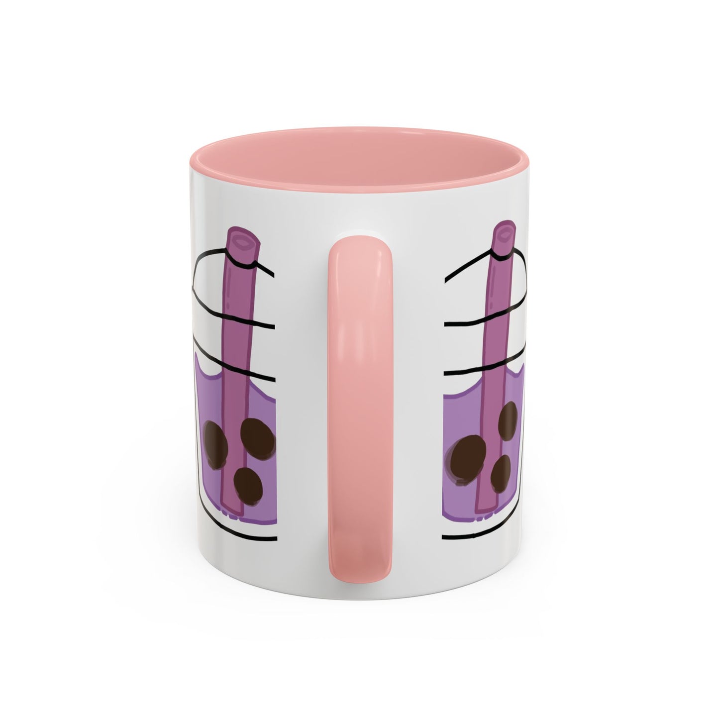 Cute Boba Tea Accent Coffee Mug - 11 & 15oz