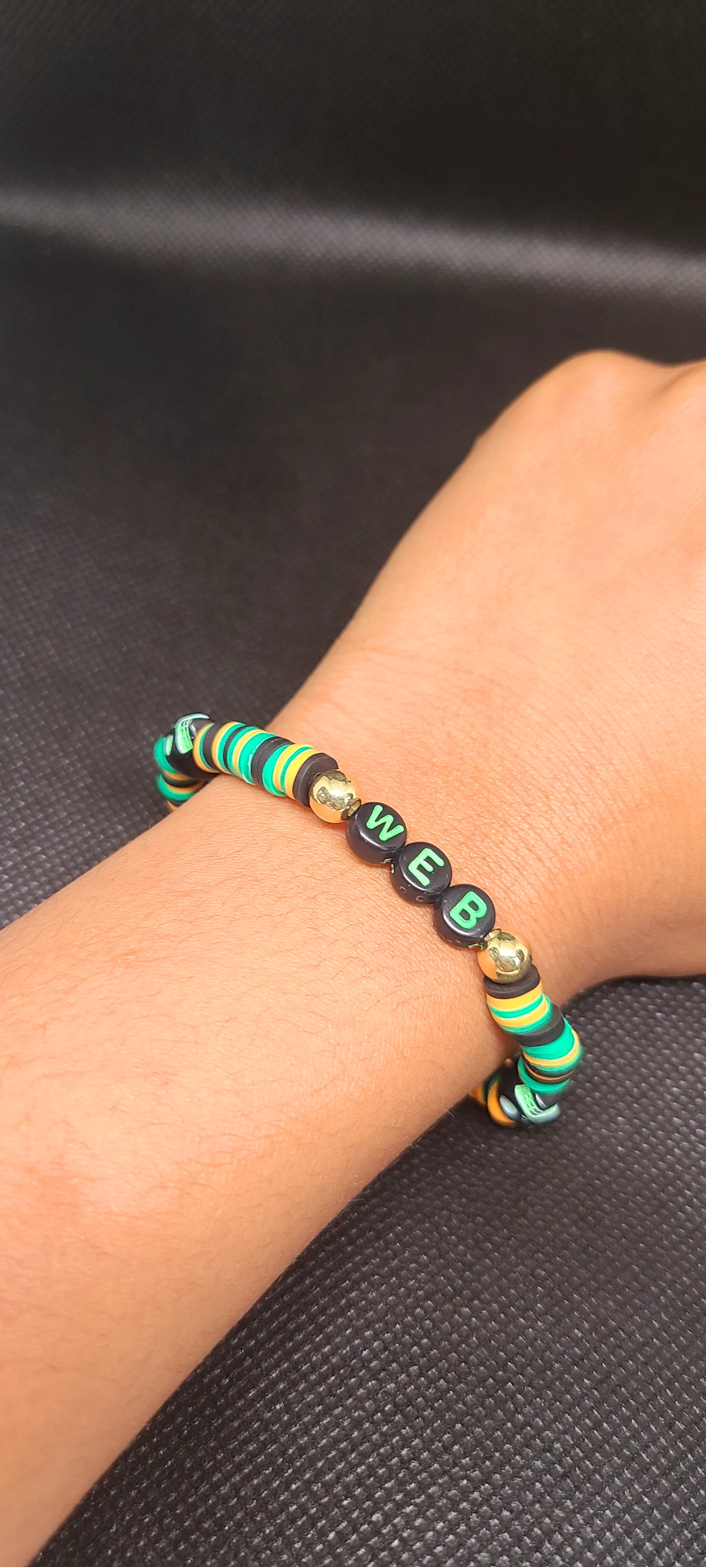 Web Halloween bracelet