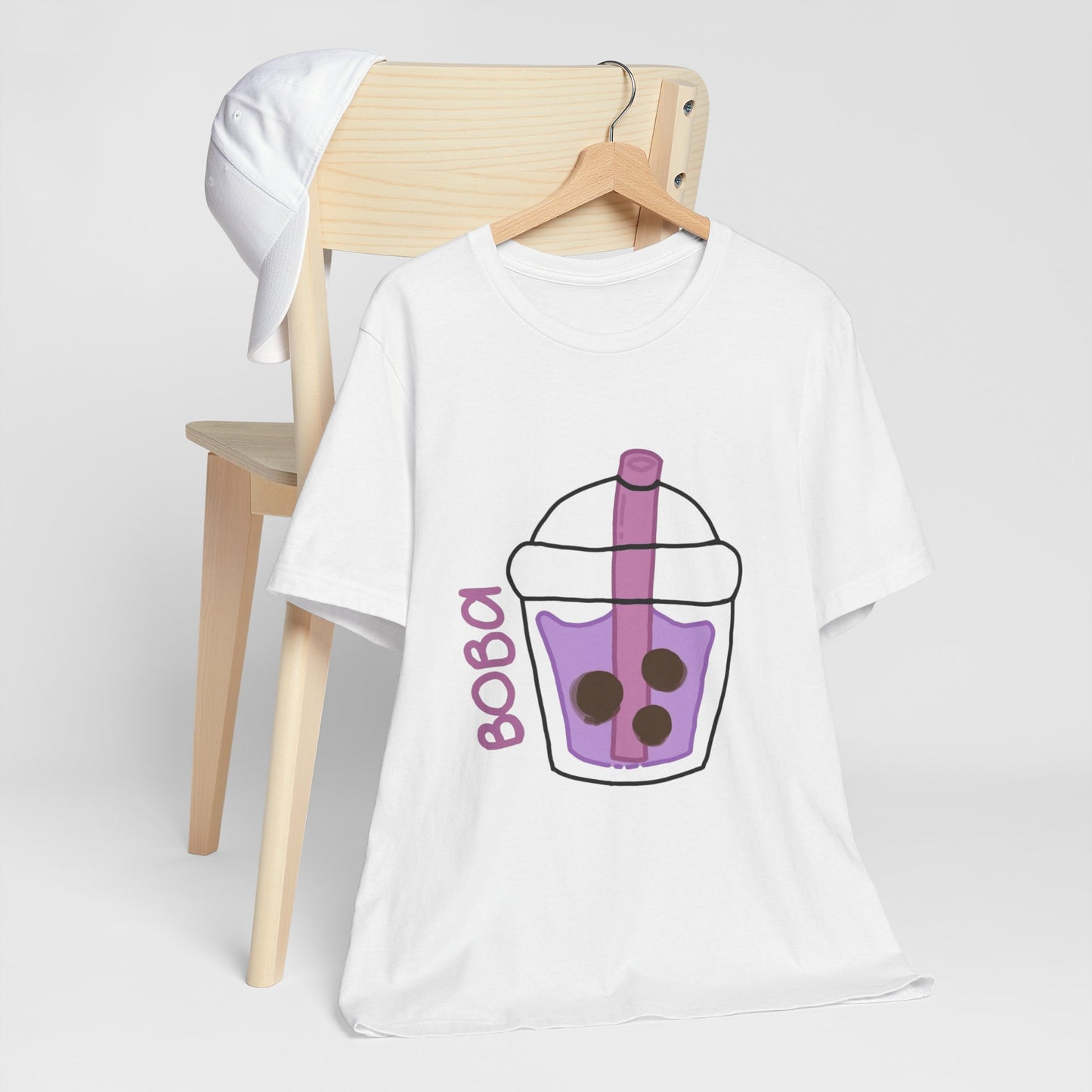 Boba Tea Unisex Short Sleeve Tee - Fun Bubble Tea Graphic T-Shirt