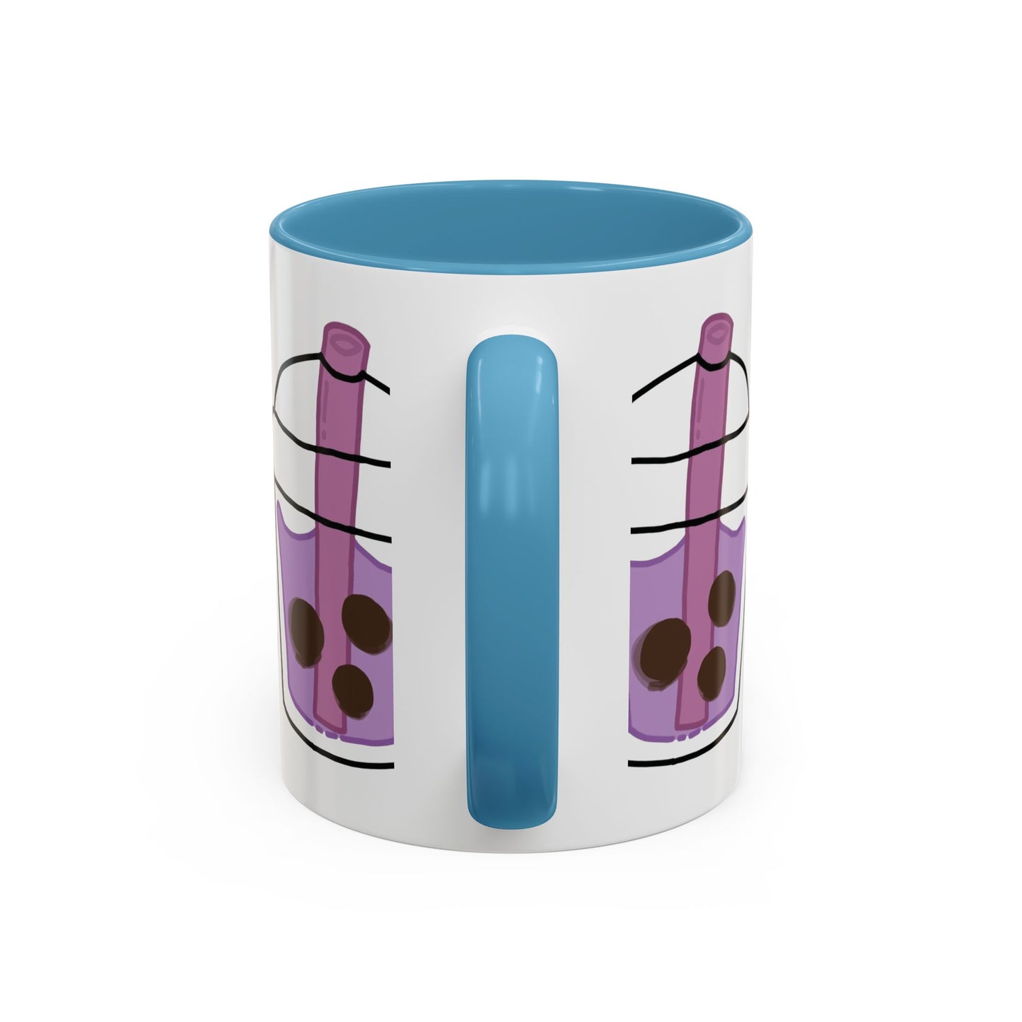 Cute Boba Tea Accent Coffee Mug - 11 & 15oz