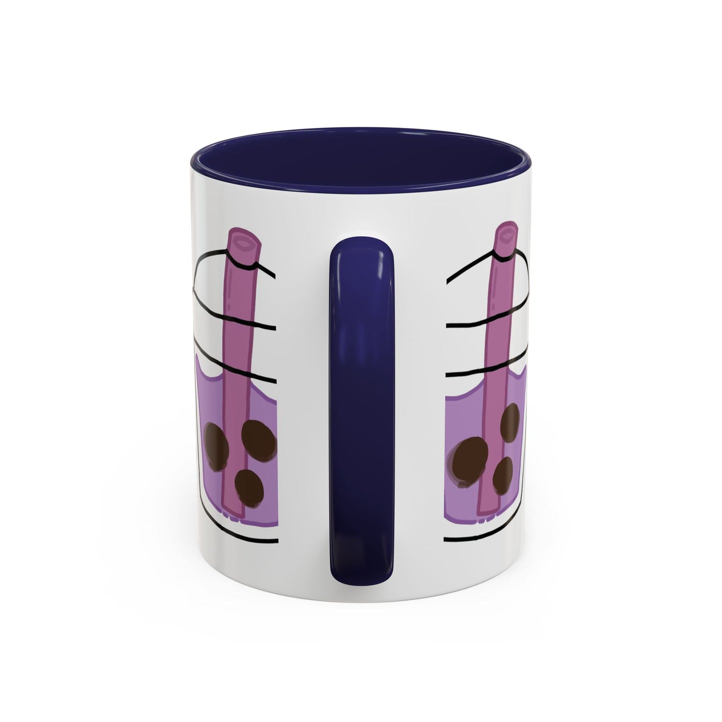 Cute Boba Tea Accent Coffee Mug - 11 & 15oz