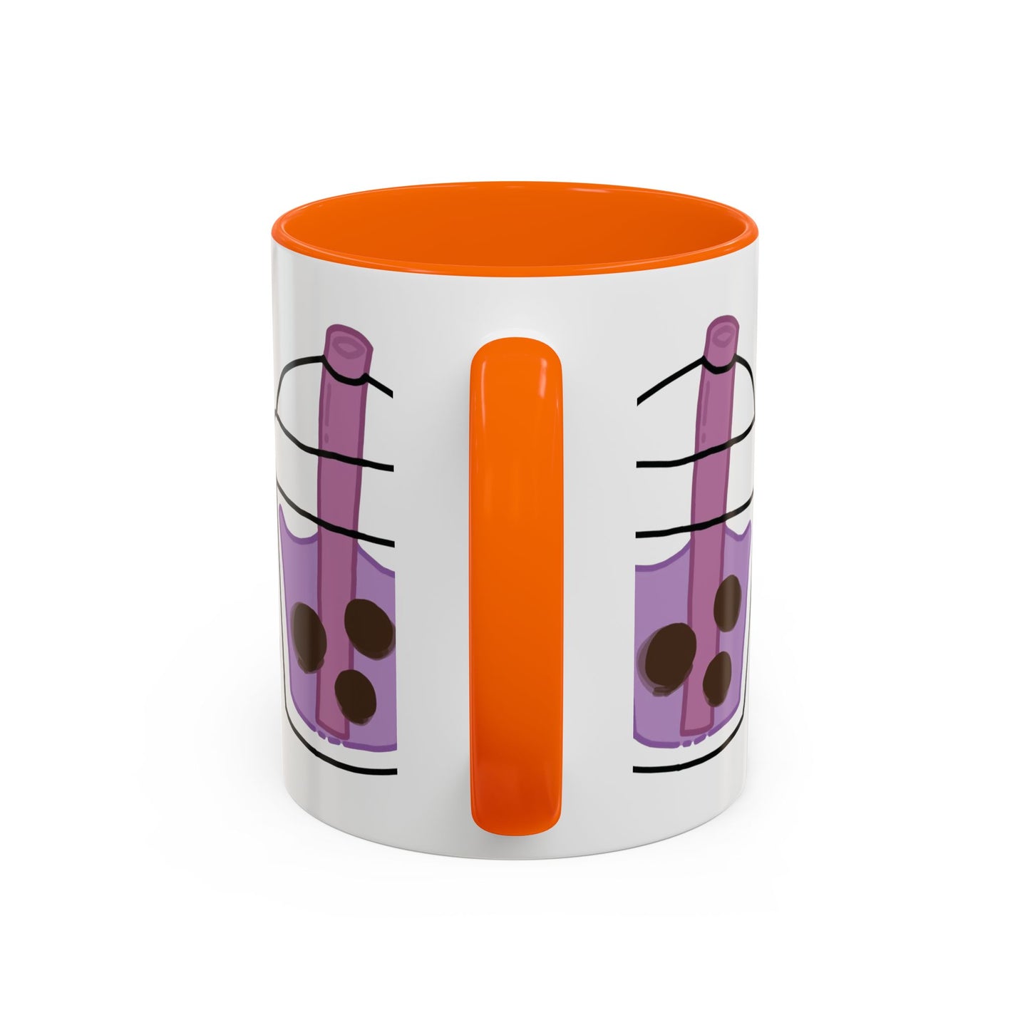 Cute Boba Tea Accent Coffee Mug - 11 & 15oz