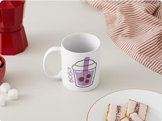 Boba tea mug