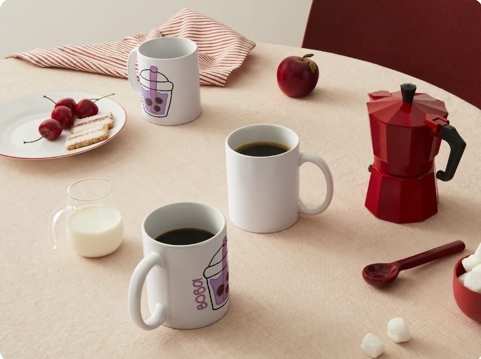 Boba tea mug
