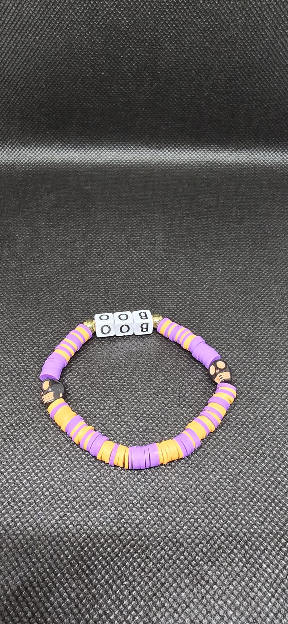 BOO halloween bracelet