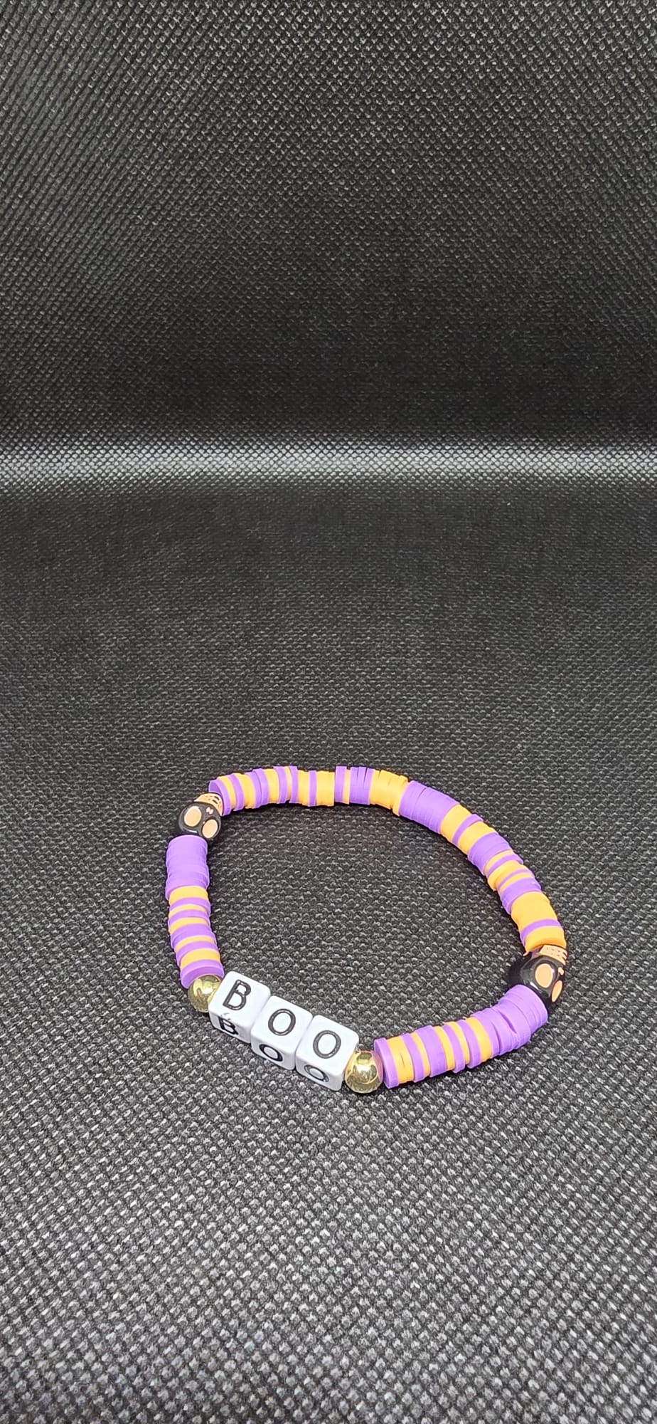 BOO halloween bracelet