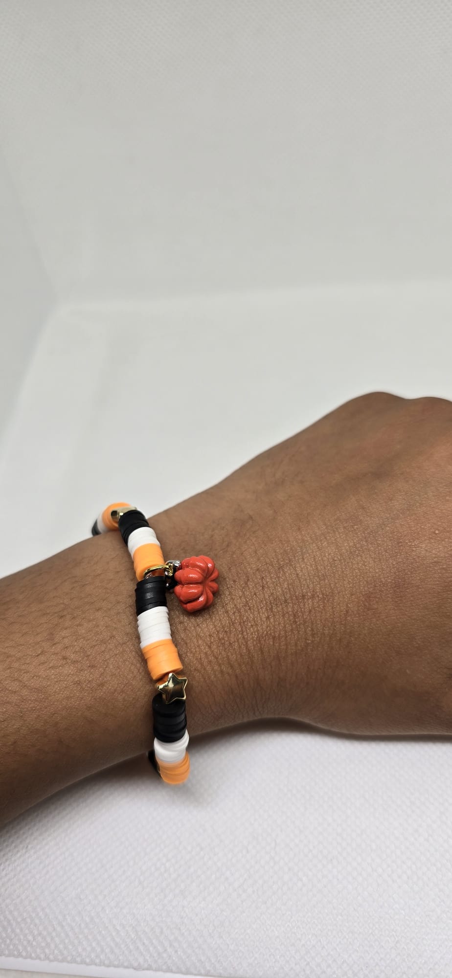 Halloween Pumpkin Charm Bracelet