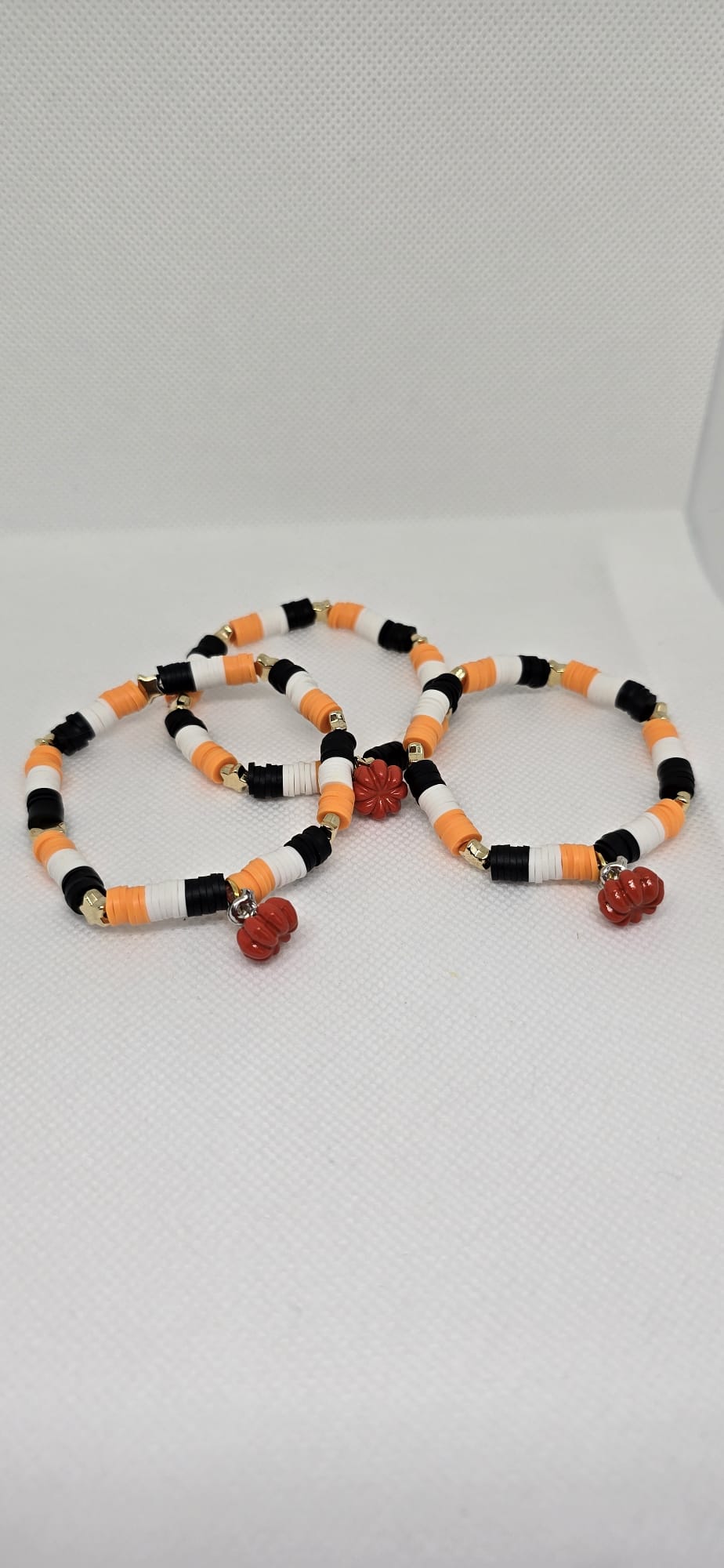 Halloween Pumpkin Charm Bracelet