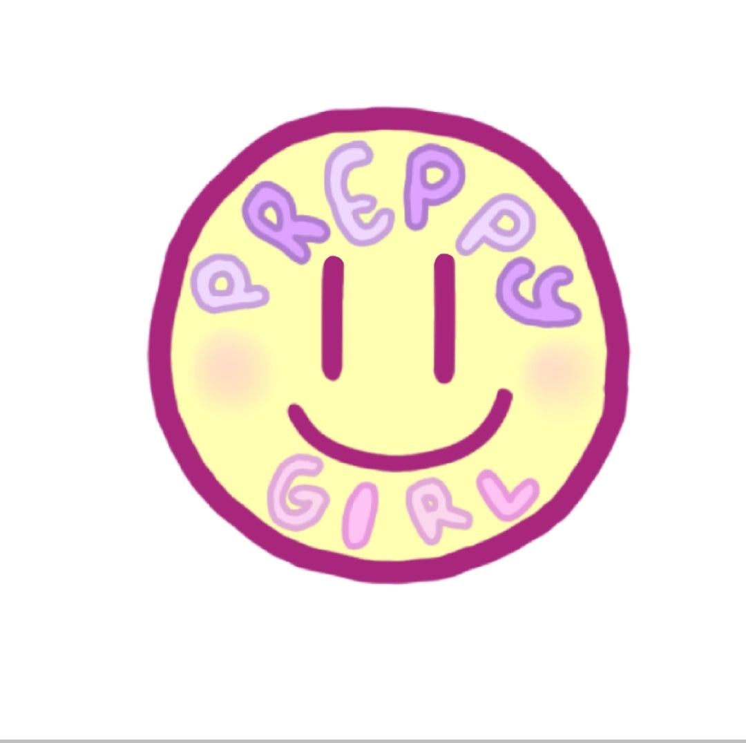Preppy girl sticker