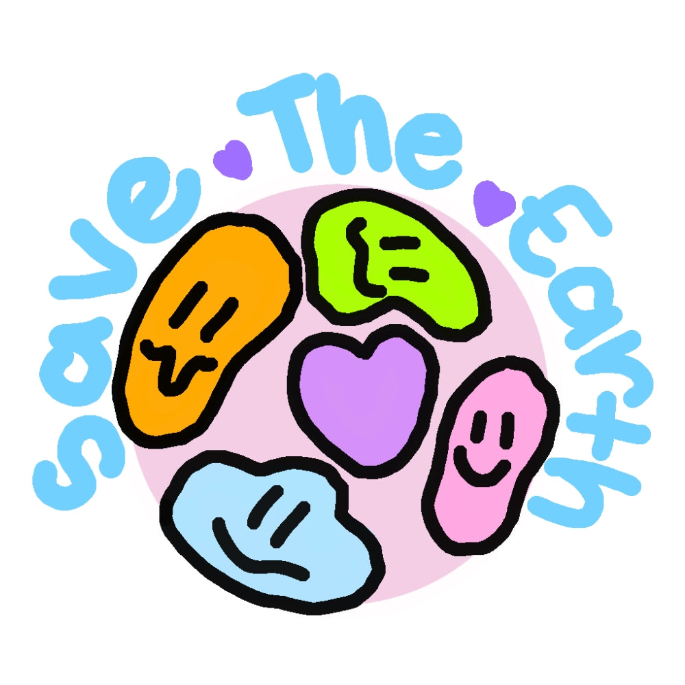 Save the earth sticker