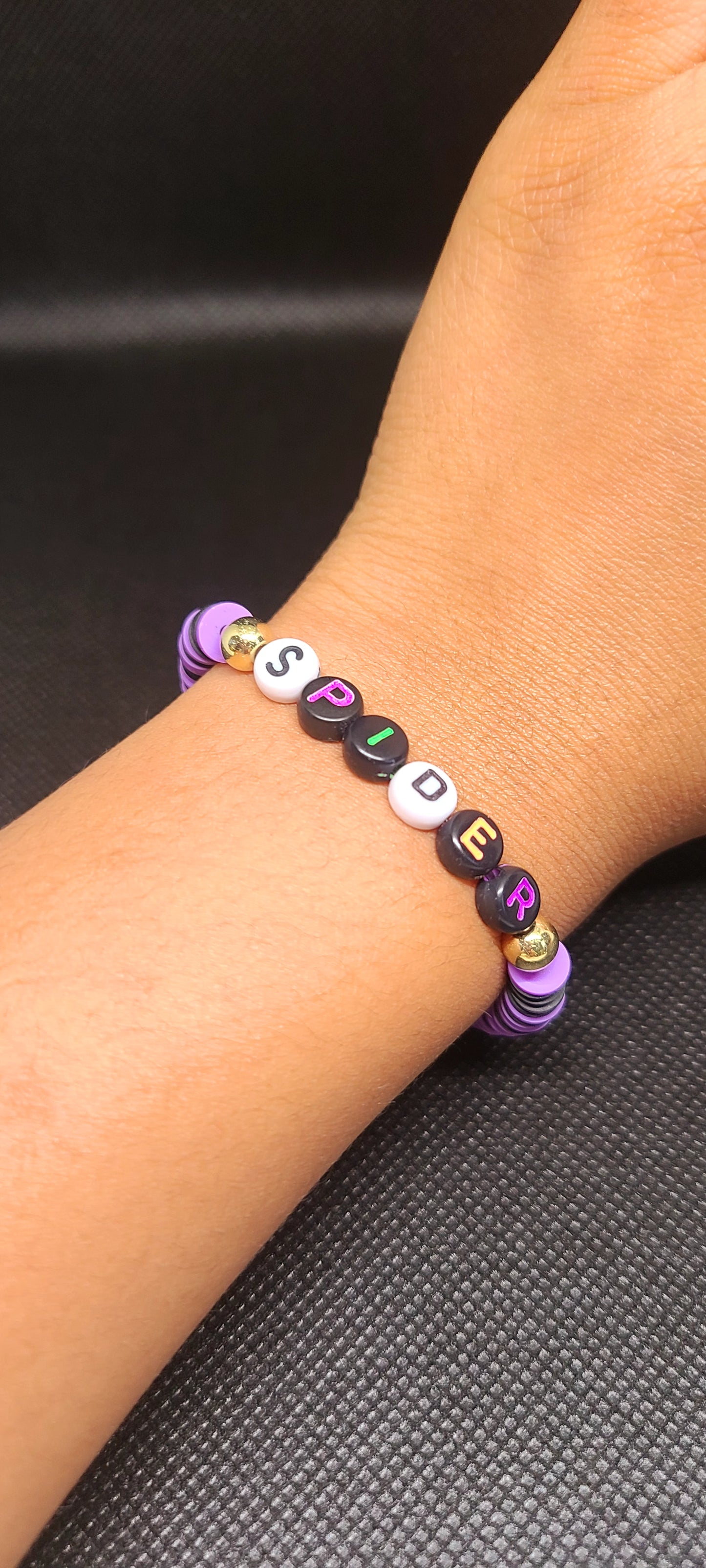 Spider Halloween bracelet