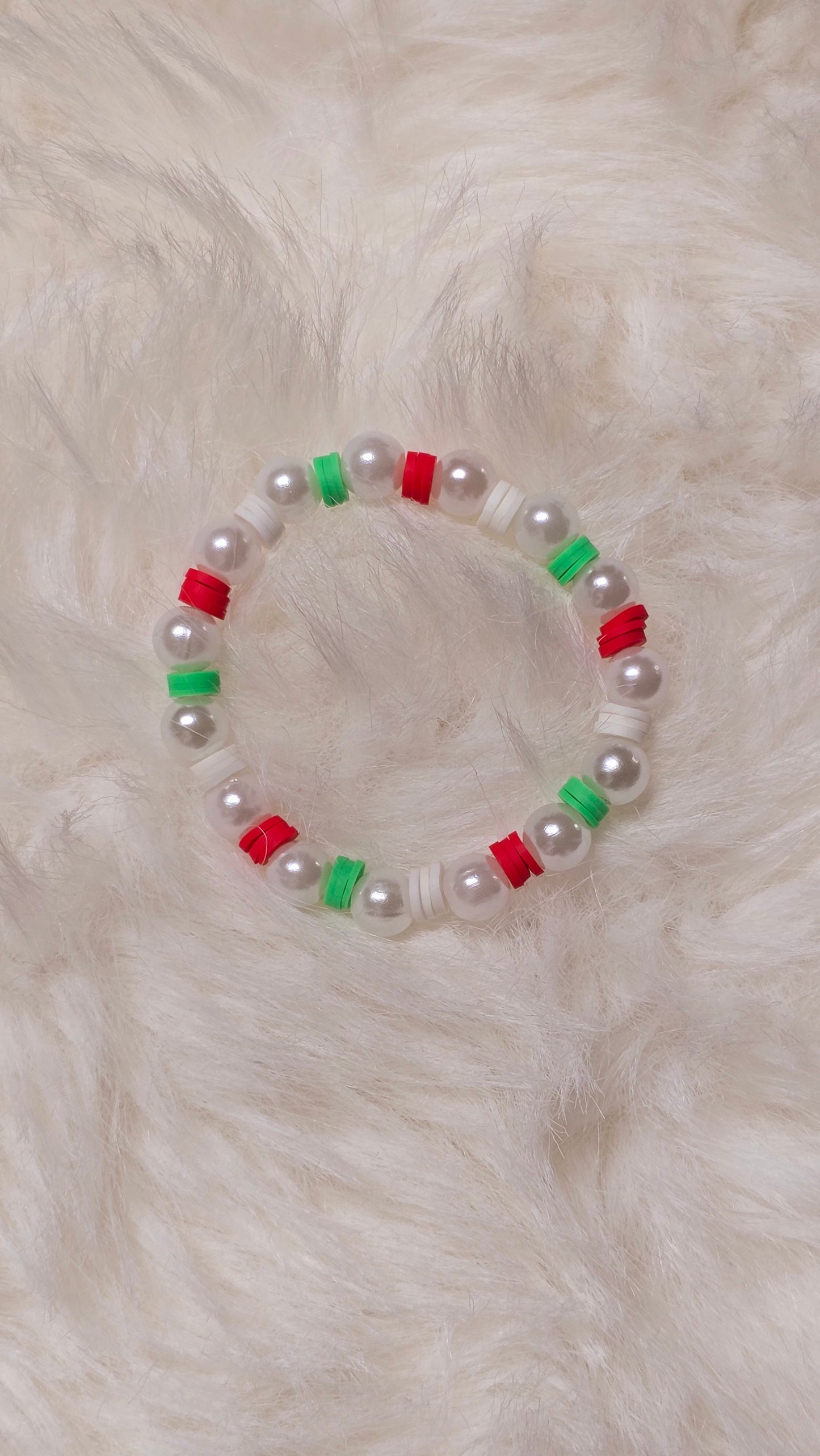 Mixed Town clay beaded bracelet | Christmas gift | jewelry