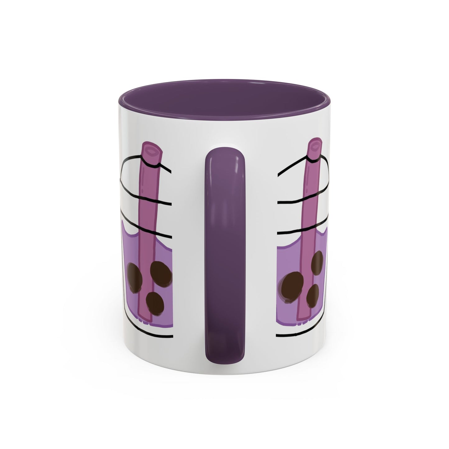 Cute Boba Tea Accent Coffee Mug - 11 & 15oz
