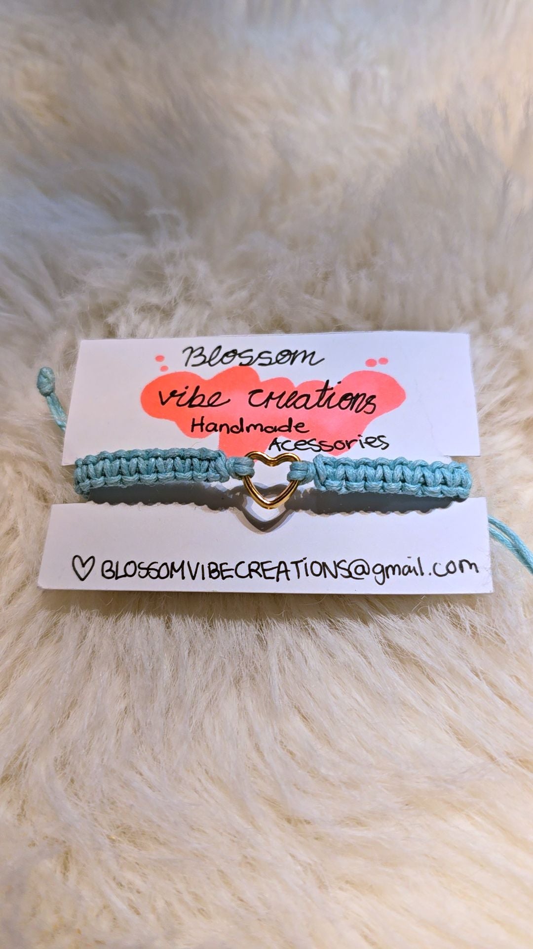 Blossom Macrame Heart Bracelet✨️💗
