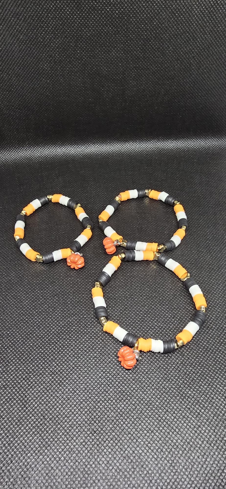 Halloween Pumpkin Charm Bracelet