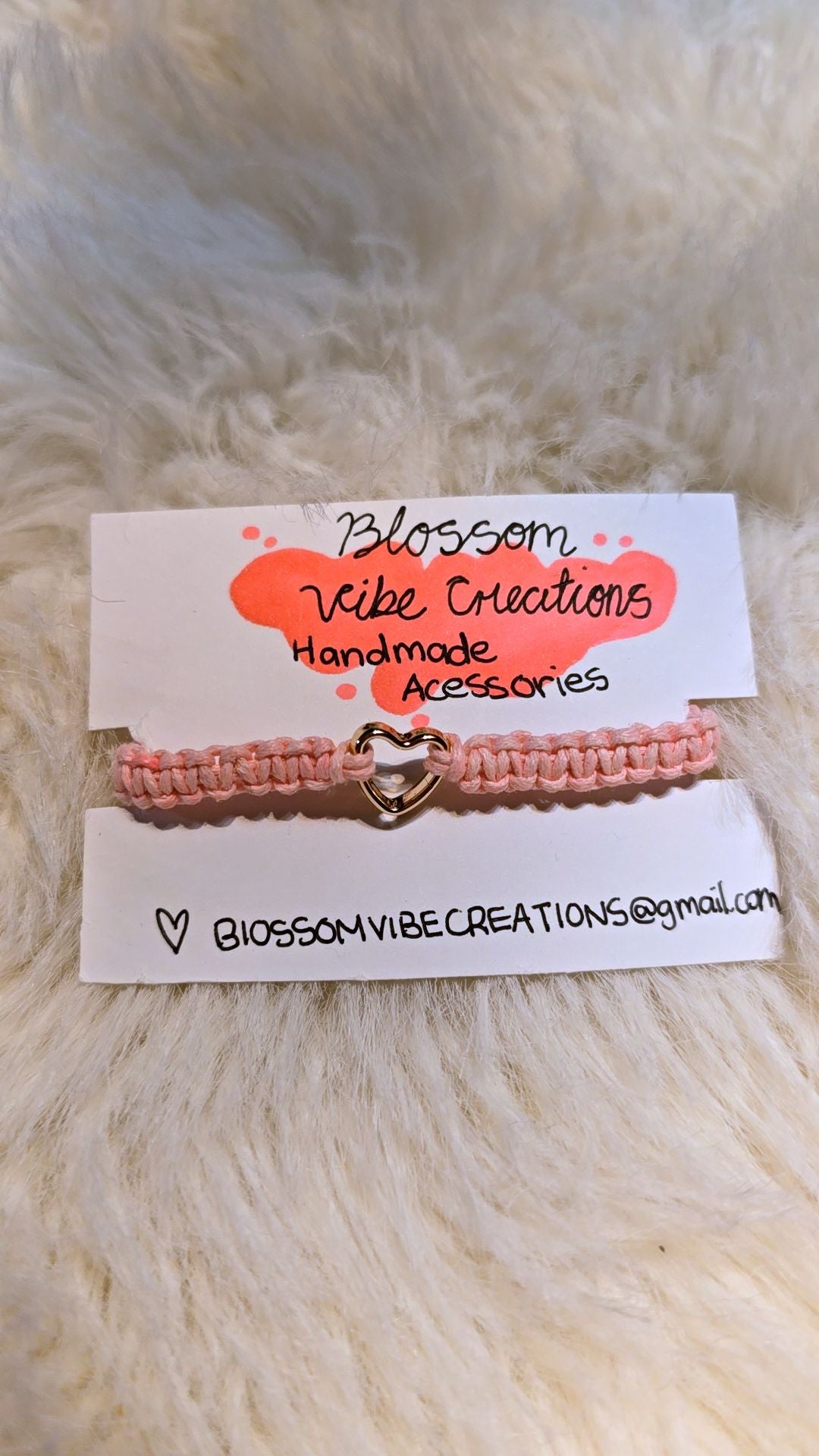 Blossom Macrame Heart Bracelet✨️💗