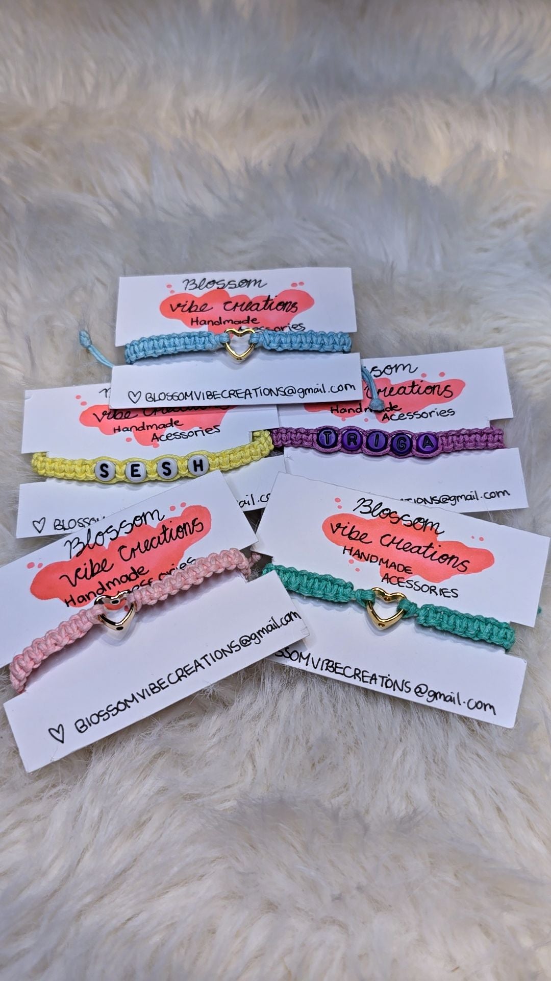 Blossom Macrame Heart Bracelet✨️💗