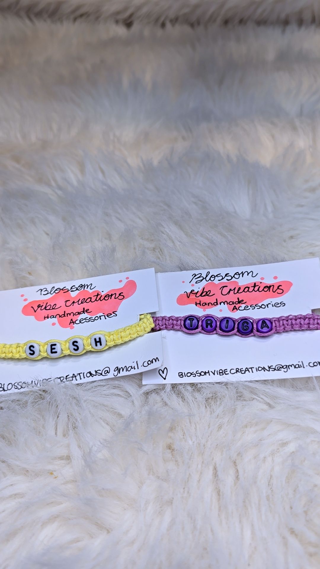 Blossom Macrame Name Bracelet 🌸✨